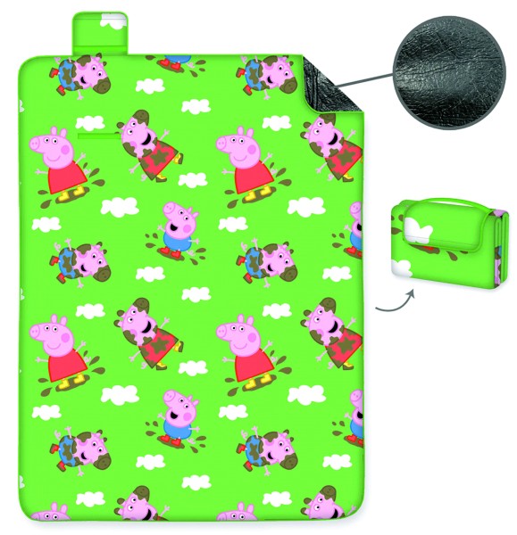 Kinder Picknickdecke Peppa Pig ca.125x160cm